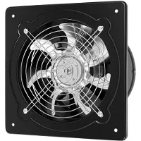 StarTech.com Abluftventilator - Wandmontierter Lüfter - 20 cm - 80 W - 2800 U/min - AC 220 V 50 Hz - Küche/Bad