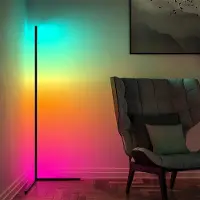 Lapamax LED Stehleuchte Dimmbar Musik Sync mit Bluetooth App und Fernbedienung Beleuchtung Stehleuchte für Wohnzimmer, Schlafzimmer, Party