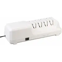 Rosenstein & Söhne Elektrischer Profi-Diamant-Messerschärfer, 4 Schleif-Stufen, 18 Watt