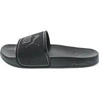 Puma Badesandale "LEADCAT 20 BX" gepolsterter Lederriemen, geformtes Fußbett
