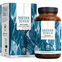 NATURTREU Jod Selen Kelp Komplex 180 vegane Kapseln Thymian Schilddrüse Drüsenschild 94,2 g