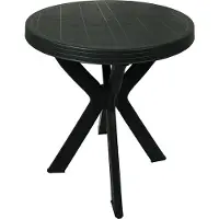 Mojawo Gartentisch Balkontisch Bistrotisch Tisch Rund Grün Don Ø70xH72cm