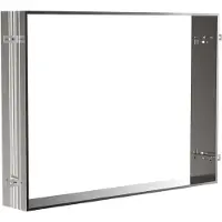 Emco Einbaurahmen ASIS prestige für UP-Lichtspiegelschrank, 910x660mm