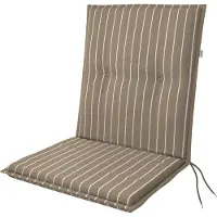 Doppler Stuhlauflage Niederlehner Living 100x48x6 cm, braun weiss
