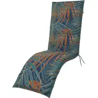 Doppler Relaxliegeauflage Living 170x48x6 cm, blau