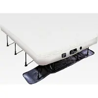 Markenlos EZ-Bett (Queensize) Luftmatratze mit Rahmen und Rollkoffer, selbstaufblasend, aufblasbares Bett mit automatischer Abschaltung, bequeme Oberfläche, ideal für Gäste, Reisen, Urlaub, Camping.