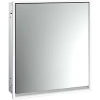 Emco loft Lichtspiegelschrank, 600mm, Unterputzmodell, aluminium/weiß, 979806103