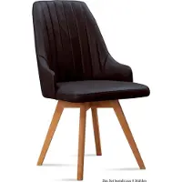 58 aufm Kessel Esszimmerstuhl (8er-Set) Domka 52x91x60 Eiche geölt/Espresso