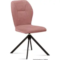 58 aufm Kessel Esszimmerstuhl drehbar (2er-Set) Denyse 51x92x60 Schwarz/Rosewood