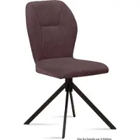 58 aufm Kessel Esszimmerstuhl (8er-Set) Dusca 51x92x60 Schwarz/Braun