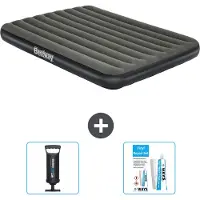 Bestway Luftmatratze – 2 Personen – 152 x 203 x 25 cm – Grün – im Lieferumfang enthalten Zubehör