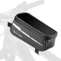 West Biking 1L Fahrradtasche Reflektierende Fahrradrahmen Vorderrohrtasche Touchscreen Handytasche Fahrradtasche Rennrad Zubehoer