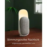 Northpoint 3in1 Nature Sound Box LED Nachtlicht Bluetooth Lautsprecher weiß