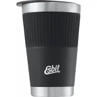 Esbit SCULPTOR Edelstahl Tumbler, mit Manschette, 550ML, Schwarz