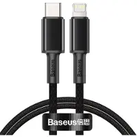 Baseus High Density Geflochtenes Kabel Typ-C auf Lightning, PD, 20 W, 2 m (Schwarz)