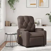 Prolenta Maison Exclusive - Massagesessel Braun Kunstleder