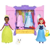 Mattel Disney Princess Royal Wardrobe Small Doll Set, Mini-Puppe, Weiblich, 3 Jahr(e), Mädchen, 132 mm, 200 g