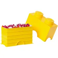 LEGO - Storage Brick 2 gelb