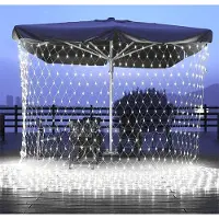 Lapamax 6x4M 660 LEDs Lichterkette Innen Lichternetz, Weihnachtsbeleuchtung mit 8 Modi, für Weihnachten Party Garten Deko, Kaltweiß