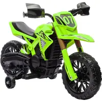 AIYAPLAY Kinder Elektro-Motorrad 12V Kindermotorrad, 3 km/h, für 3-8 Jahre