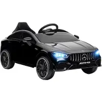 AIYAPLAY Kinder Elektroauto 12V Kinderauto mitFernbedienung, Musik, Schwarz