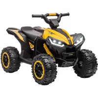 HOMCOM Elektro Quad für Kinder 12V Kinder Quad mit USB-Anschluss