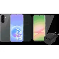 Samsung Galaxy A57 128GB Grau 5G + Komplettes Zubehörset