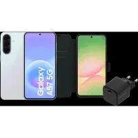 Samsung Galaxy A57 128GB Hellblau 5G + Basis-Zubehörset