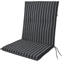 Doppler Stuhlauflage Niederlehner Living 100x48x6 cm, anthrazit weiss