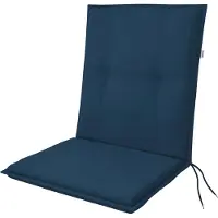 Doppler Stuhlauflage Niederlehner Flair 100x48x6 cm, blau