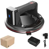 StarTech.com Elektrischer Vakuum-Saugheber - Saugteller 20 cm - 200 kg Tragkraft - Lithium-Akku - Für Glas/Fliesen/Granit - Kartonverpackung - Orange