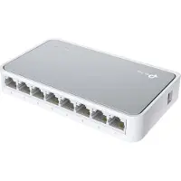 TP-LINK 8-Port-10/100Mbit/s-Desktop-Switch, Unmanaged, Fast Ethernet (10/100), Vollduplex