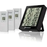 Bresser Temeo Higro Quadro 4 Wetterstation 3 Einheiten