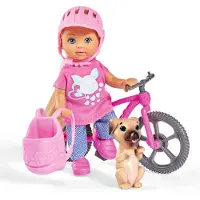 Simba Lalka Evi Set Mountainbike Zubehör Doggy