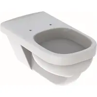 Geberit Wand-Flachspül-WC Square RENOVA COMFORT mit Spülrand weiß