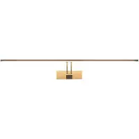 LUCANDE LED-Bilderleuchte Thibaud, 84 cm, nickel, Aluminium Thibaud, alu / grau / zink, für Wohn- / Esszimmer, Metall, Modern, Wandleuchte, Wandlampe Innen
