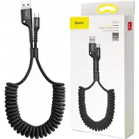 Baseus CATSR-01, 1 m, USB A, USB C, Männlich, Männlich, Schwarz