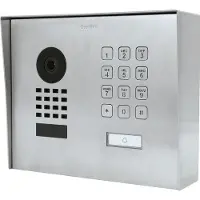 DoorBird D1101KH, Schwarz, Edelstahl, IP65, Edelstahl, 10,100 Mbit/s, 10/100Base-T(X), HTTP, HTTPS, SSL/TLS, Bonjour, DNS, RTSP, RTP, TCP, UDP, RTCP, ICMP, DHCP, ARP, SIP, DTMF (RTP...