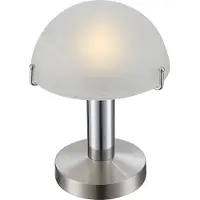 Globo Lighting Tischleuchte Metall verchromt, 1x E14 LED