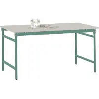 Manuflex BB3011.0001 Beistelltisch BASIS stationär mit Melamin-Tischplatte in