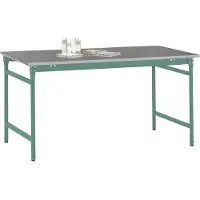 Manuflex BB3004.0001 Beistelltisch BASIS stationär mit Blechbelag-Platte in