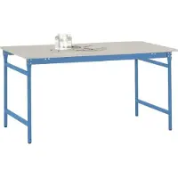 Manuflex BB3011.5012 Beistelltisch BASIS stationär mit Melamin-Tischplatte in
