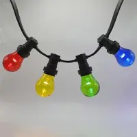LumenXL Illu Lichterkette, 4 farbige LEDs, große Abdeckung