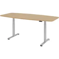 Hjh OFFICE PRO XDSM 22 S - Eiche 220 x 103 elektrisch höhenverstellbar