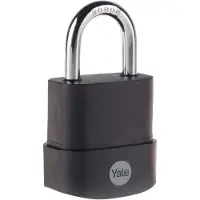 Yale Y227B/55/126/1 Vorhängeschloss 55 mm Schwarz Schlüsselschloss