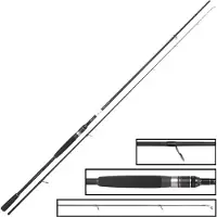 Gamakatsu ITM40 2,40m 15-65g Softbait 80XH - Spinnrute