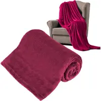 Teesa Wool blanket 150x200 cm - purple