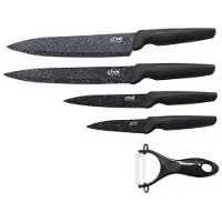Secret De Gourmet Küchenmesser, Edelstahl, 5 Stück