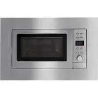 Amica Einbau-Mikrowelle "EMW 13185 E", silber (edelstahlfarben), B:59,5cm H:37,2cm T:36,8cm, Mikrowellen, Viel Komfort für schnelles und unkompliziertes Kochen im Alltag, Einbau-Mikrowelle