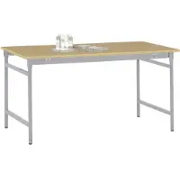 Manuflex BB3015.9006 Beistelltisch BASIS stationär mit Multiplex-Tischplatte in